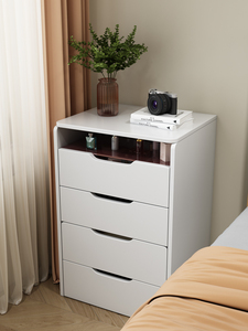 <span class=keywords><strong>Coiffeuse</strong></span> tout-en-un avec <span class=keywords><strong>miroir</strong></span> <span class=keywords><strong>LED</strong></span>, 2 tiroirs et tabouret rembourré – Table de maquillage intégrée moderne pour chambre d'hôtel - Product Image 3
