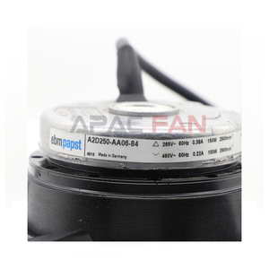 Ventilateur axial industriel ebm-papst A2D250-AA06-84, 250 mm, refroidissement AC pour armoire, système d'aération de centre de données - Product Image 4