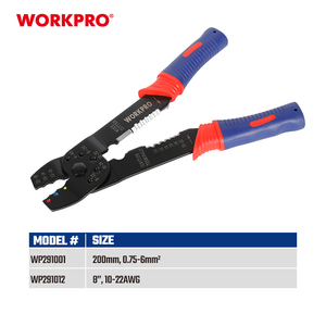 <span class=keywords><strong>WORKPRO</strong></span> 200mm Outil à dénuder et à couper les fils multi-usages avec fonction de sertissage Support personnalisé OEM - Product Image 5