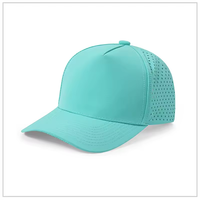 Gorras de béisbol X&K con marcador de bola magnético, cierre frontal con cordón, gorras trucker personalizadas con solapa frontal, franja lateral y sublimación a todo color
