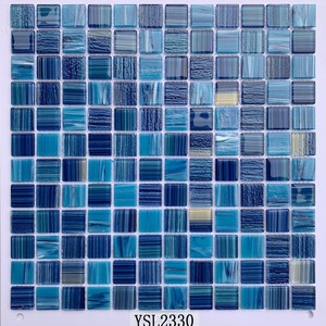 Aqua màu xanh lá cây Ice Jade nhà máy giá bán buôn hồ bơi khảm thủy tinh ngọc bích khảm phòng tắm gạch màu xanh lá cây hồ bơi - Product Image 3