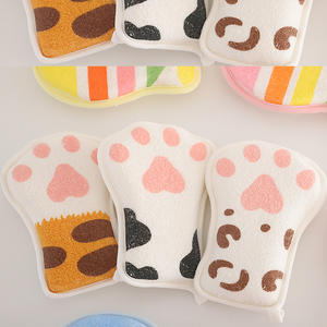 Brosse de bain pour bébé, éponge exfoliante pour enfants, boule de bain, tissu de bain, nouveau-né, tête, écologique, PP+TPE, forme de dessin animé - Product Image 2