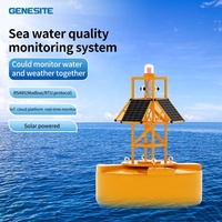 Bouées de lac avec lumière solaire GPS avec capteur d'eau pour testeur de qualité de l'eau