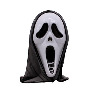 <span class=keywords><strong>Masque</strong></span> de l'Ange de la Mort Halloween, <span class=keywords><strong>masque</strong></span> de cri, accessoire de visage effrayant pour le festival des fantômes - Product Image 3