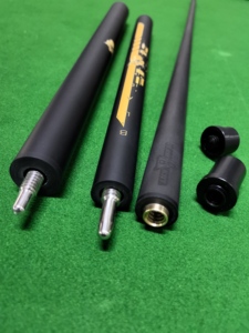 Küçük canavar siyah yumurta karbon Fiber yumruk ve atlama havuz Cue moda bilardo bilardo masası aksesuarları bilardo ıstakası