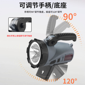 ไฟฉาย LED รุ่น Newjia 2218L แบบชาร์จไฟได้ ความสว่างสูง สำหรับตั้งแคมป์กลางแจ้ง พร้อมแสงสีขาวและสีเหลือง - Product Image 5