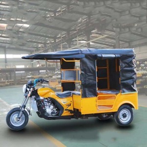 Tricycle à 3 roues, taxi, Bajaj, moto à essence pour adultes avec cabine - Product Image 6