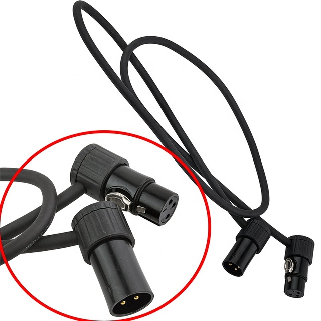 10pcs/lot DMX512 Cable 3 Pin Signal Wire 1M/2M/5M/10M Stage Light Connection Cord for DJ Lighting Accessories