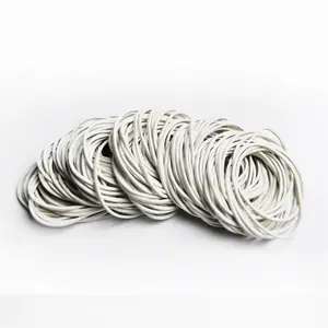 Multipurpose Solid White Small Rubber Bands Thin Rubber Band Custom Printed Rubber Bands