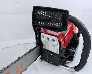 Tronçonneuse à essence monocylindre 52cc de fabrication chinoise, puissante, pour la coupe du bois - Product Image 4