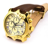 Montre mécanique automatique classique pour homme en acier inoxydable, forme guitare unique, étanche 30M, montre-bracelet haut de gamme