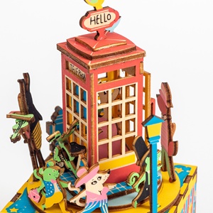 Nuevas llegadas DIY creativo 3D madera artesanía rompecabezas caja de música para el hogar adornos niños adultos juguete regalos de cumpleaños - Product Image 4
