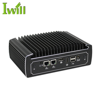 Mini PC Industrial Económico y Portátil N15 Sin Ventilador X86 Nano Itx Barebone 2 Lan Rs232 Rs485 I7 con Ranura para Tarjeta SIM