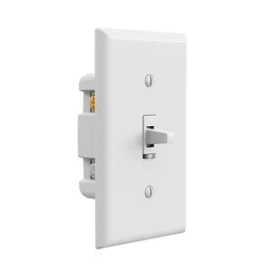 Smart Wifi Wall Switch with Apple Homekit 3-Way Alexa Controlled Toggle Dimmer Light 125V Maximum Voltage ETL Certified