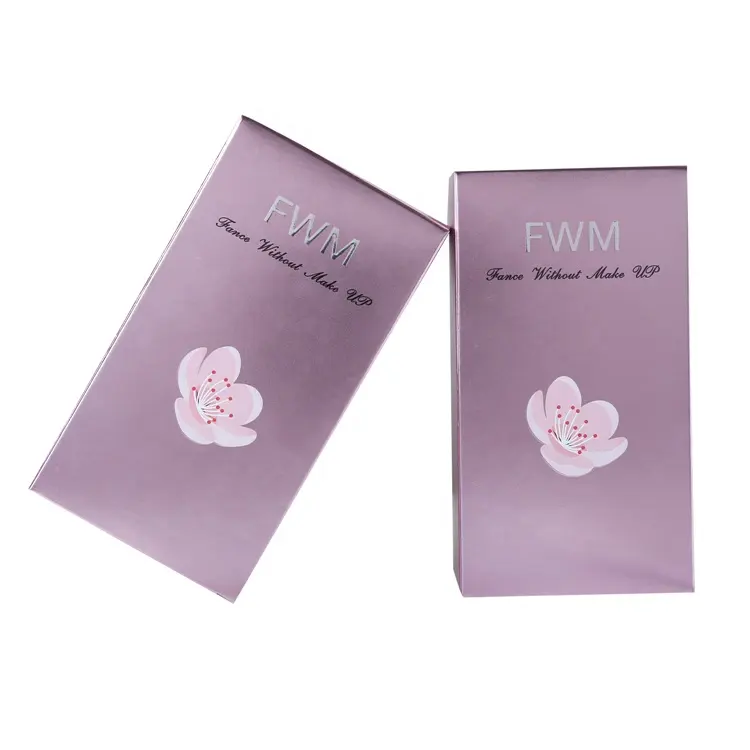 향수 병 로션 화장용 포장 종이상자 ECO 친절한 접히는 주문 분홍색 피부 관리 포장 OEM 화장용 패킹 82