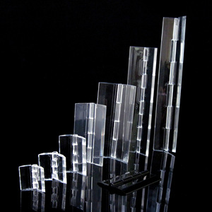 Charnières transparentes en acrylique, charnières pliantes en verre organique renforcé, accessoires de charnières en cristal - Product Image 1
