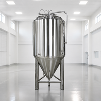 Cuve de Fermentation Conique en Acier Inoxydable Tonsen 1000L (10HL) avec Système de Refroidissement pour Microbrasserie