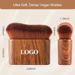 Brocha Kabuki <span class=keywords><strong>para</strong></span> Bronceado con Logotipo Personalizado, <span class=keywords><strong>para</strong></span> Rostro y Cuerpo, Brocha Kabuki <span class=keywords><strong>para</strong></span> Maquillaje de <span class=keywords><strong>Piernas</strong></span>, Brocha <span class=keywords><strong>para</strong></span> Aplicar <span class=keywords><strong>Autobronceador</strong></span> en Espuma, Brocha <span class=keywords><strong>para</strong></span> Bronceador - Product Image 2