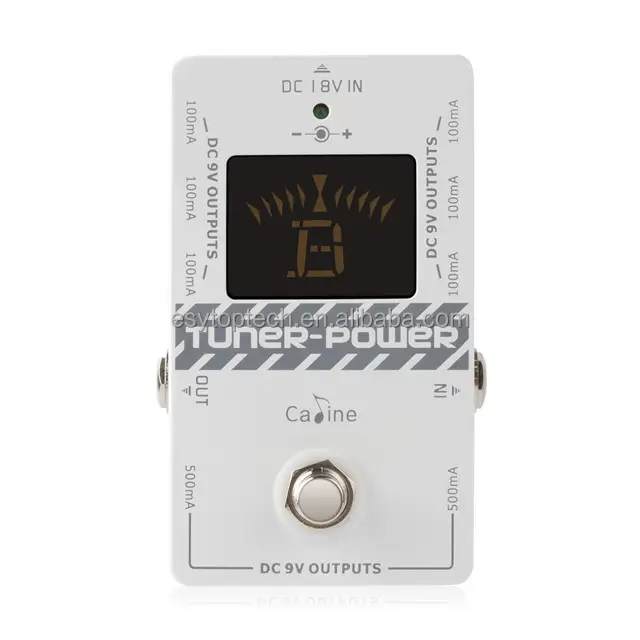 Caline Guitar Tuner Pedal Power Supply 8 Isolated OutputsためDC 9V Electric Guitar Effects Pedal