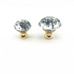 Handle and <strong>Knob</strong> CX725 European Style Decorative Glass <strong>Crystal</strong> <strong>Gold</strong> Kitchen Cabinet Door <strong>Knobs</strong> Handles Elegant <strong>Knobs</strong> Handles - Product Image 1