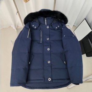 2026 Canada Knuckles Chaqueta de Invierno de Lujo Casual para Exteriores Negra, Resistente al Frío, Ajustada, de Longitud Media, con Cremallera y Capucha, Cortavientos - Product Image 3