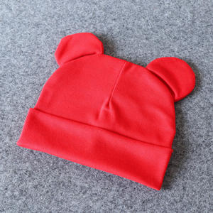 Chapeau à capuche pour enfants, couvre-chef, double couche, en coton, couleur unie, pour enfants, garçons et filles, version coréenne de <span class=keywords><strong>Mickey</strong></span>, collection automne et hiver - Product Image 6