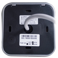 Lecteur Rfid IP67 à cadre métallique 13.56Mhz/125khz, clavier de lecteur de contrôle d'accès de porte Wiegand