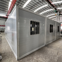 Maisons conteneurs modulaires pliables fabriquées en Chine, bureaux au design moderne, certifiées CE, maisons préfabriquées portables, installation facile