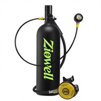Vente en gros à prix bas de bouteilles d'oxygène en aluminium pour plongée, cylindres d'air pour plongée sous-marine, cylindres de plongée certifiés DOT