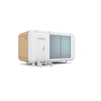 Personnalisation Capsule de sommeil moderne cuboïde intelligente pour l'extérieur Cabine spatiale Petite maison-vaisseau Airbnb avec mobilier