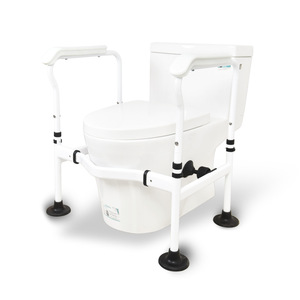 Toilet <b>Grab</b> <b>Bar</b> Blue And White Suction Cup Safety Support For Elderly Pregnant Women Bathroom Use - Product Image 2