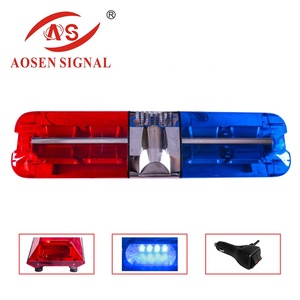 Barra de luces led estroboscópica de advertencia para coche, TBD-GA-2000H, rojo y azul, sirena de patrulla - Product Image 4