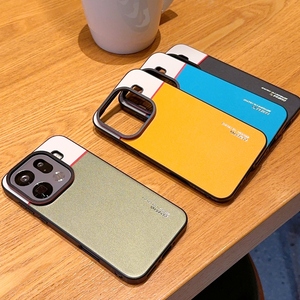 Custodia Posteriore in Pelle PU Opaca con Motivo Bicolore alla Moda per <span class=keywords><strong>Oppo</strong></span> Find X9 X9s X8 Pro X8 Ultra X8s+ X8s, Cover Antiurto - Product Image 4