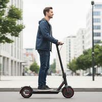 Scooter Eléctrico de Litio de 350W, Velocidad Máxima de 30 km/h, Control por Aplicación, Impermeable, Plegable para Adultos, Fabricante Directo de China, 13.4 kg