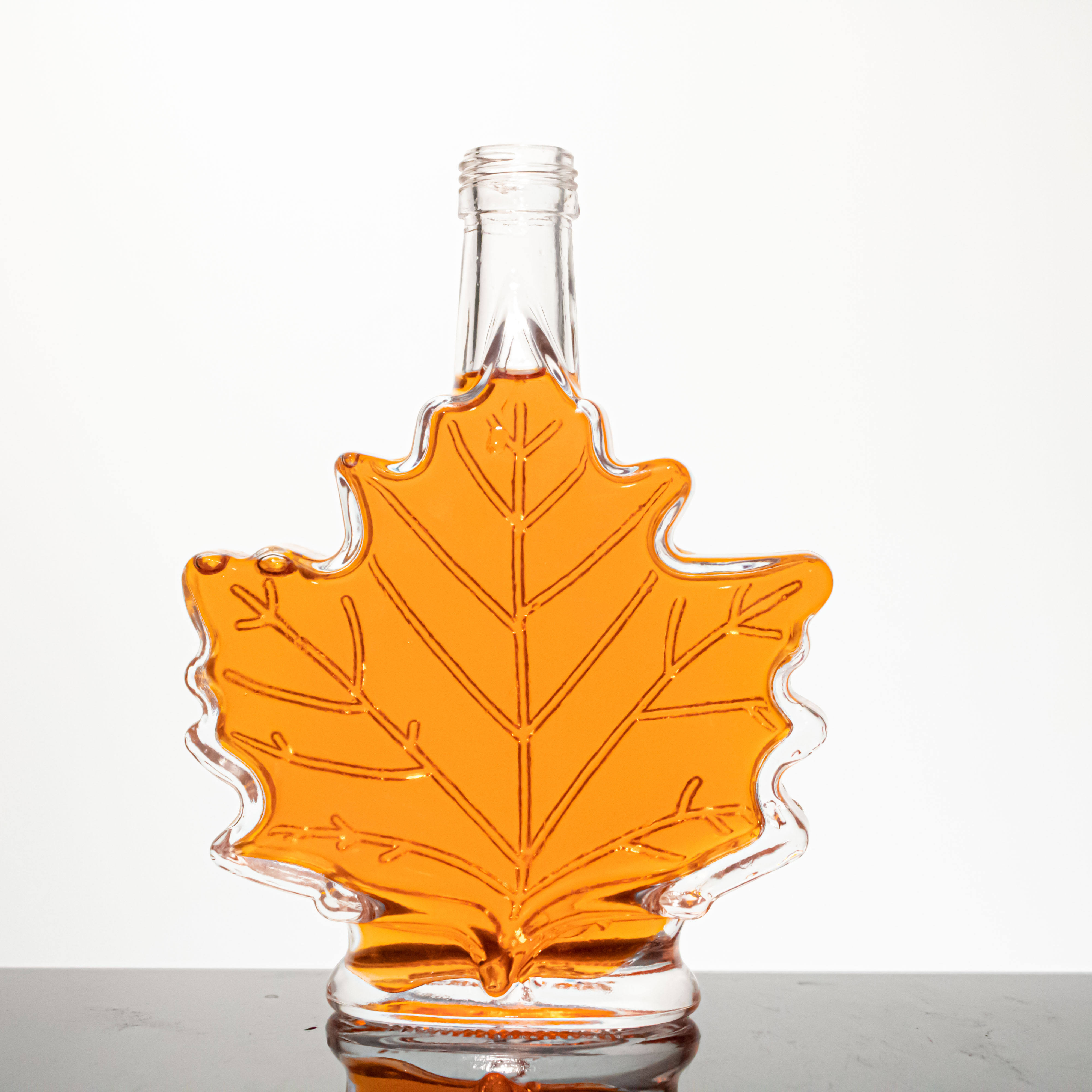 Bouteille en verre de sirop