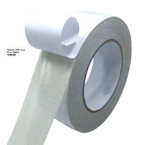 Ruban <span class=keywords><strong>de</strong></span> jonction <span class=keywords><strong>de</strong></span> tapis à double face sensible à la pression, en <span class=keywords><strong>fibre</strong></span> <span class=keywords><strong>de</strong></span> <span class=keywords><strong>verre</strong></span> non tissée à haute viscosité, recyclable et personnalisé - Product Image 1