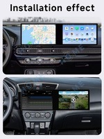 Navigation GPS à double écran Android, commande centrale pour Toyota Corolla Prado Nissan Mazda, autoradio multimédia, CarPlay sans fil