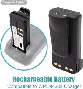 Ppmnn4544 Impres Pak baterai Li-Ion 2450 MAh 7.4V, kapasitas tinggi untuk DP4400 DP4600 DP4800 XiR P6600i XiR P86 stok - Product Image 6