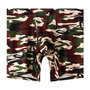<strong>New</strong> Arrival Customized Loose Camouflage <strong>Boxer</strong> Shorts Breathable Knitted Polyester Casual with Pocket - Product Image 3