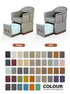 Nuevo Mobiliario para Salón de Pedicura y Spa, Estaciones de Pedicura Color Marrón, Silla de Pedicura con Masaje - Product Image 6