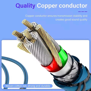 HD HiFi 3,5mm zu 3,5mm AUX-Audiokabel Stecker auf Stecker für Auto-Stereoanlage und Kopfhörer - Product Image 5