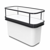 Vitrines de présentation de bijoux de luxe sur mesure pour les magasins de détail et autres présentoirs de mobilier commercial