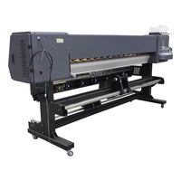 Impresora Digital Worldcolor para Interiores/Exteriores de 1.3m/1.6m/1.9m con Cabezal de Impresión I3200, Plotter de Vinilo, Impresora Eco Solvente