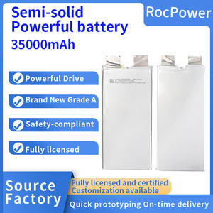 מפעל מותאם אישית 35000mah 3.7v3.8v 10c25c חצי מוצק חזק lipo ליתיום תא סוללה עבור רחפן דגם מטוס uav - Product Image 2