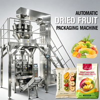 Machine automatique de pesage et d'emballage de fruits secs, machine d'emballage de raisins secs, de mangues séchées et de chips de bananes