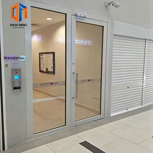 Security Fireproof Steel Glass Interior Emergency Exit Entrance <strong>Door</strong> with Fiberglass Screen for Multi-unit Building - Product Image 1