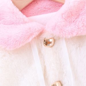 Vêtements d'hiver pour bébés, vêtements pour enfants, manteaux pour filles avec des motifs de lapins et des paillettes, disponibles en ligne - Product Image 4