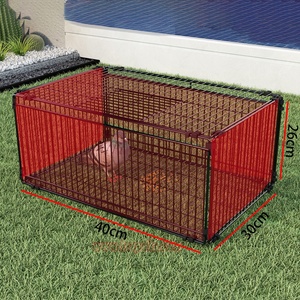 กรงดัก<span class=keywords><strong>นก</strong></span>แบบสี่ประตู สำหรับกู้ภัยสัตว์ป่าในเมือง ใช้งานกลางแจ้ง พร้อมระบบกลับอัตโนมัติ - Product Image 2