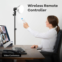 Lumière LED sans fil à télécommande, lumière continue, douille E27, pour éclairage de studio professionnel