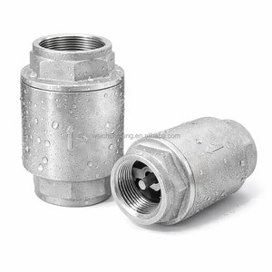 วาล์วกันน้ำไหลย้อนกลับแบบสปริง เกลียว NPT ขนาด 1 นิ้ว ทำจากสแตนเลส สำหรับระบบประปา - Product Image 1